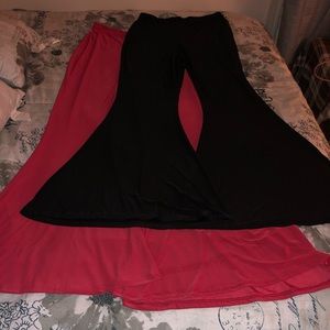 Stretch, flare bottoms!